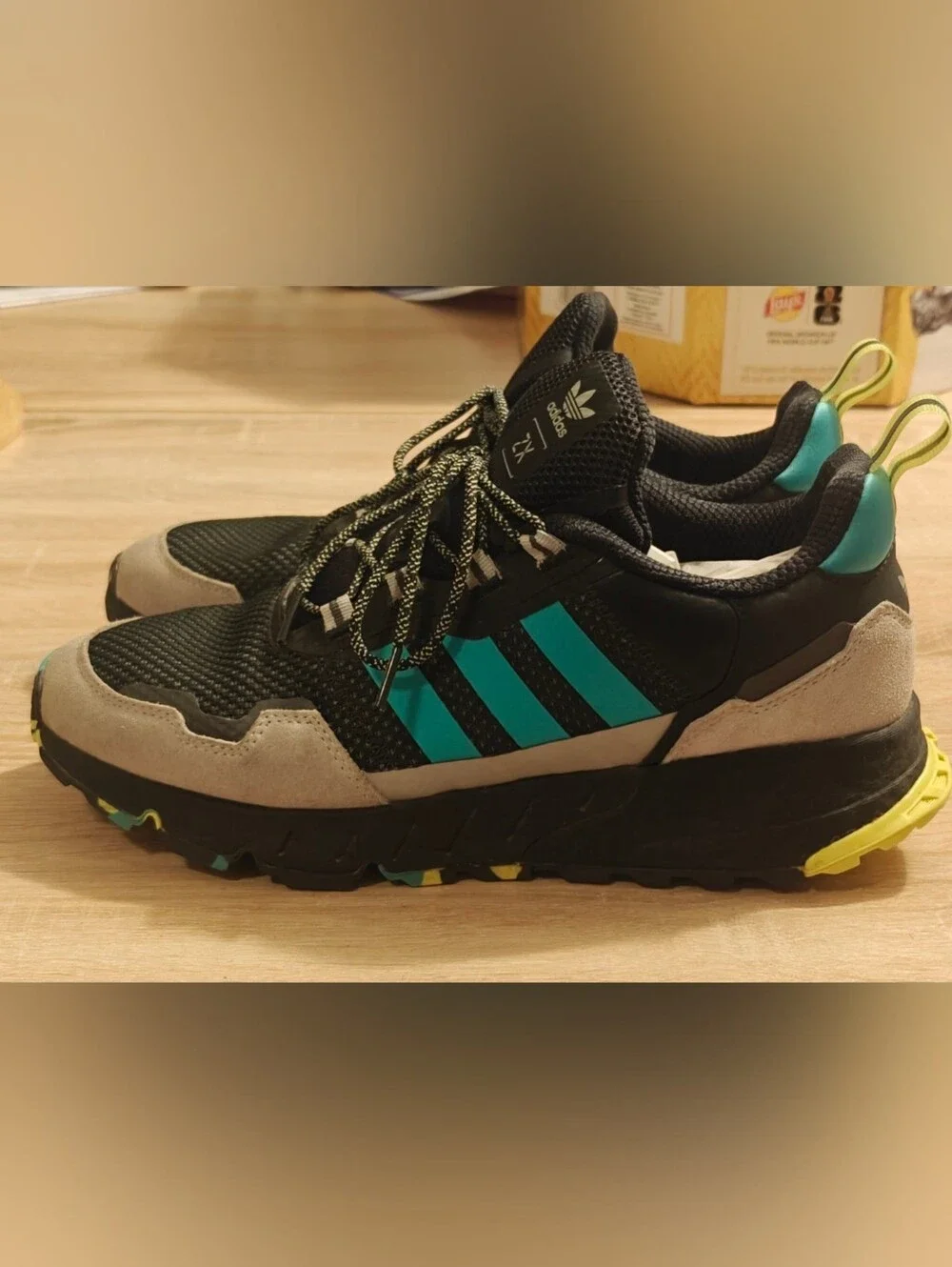 adidas ZX 1K Boost Seasonality GZ3543 Men's Size 10.5 Running Style Sneakers